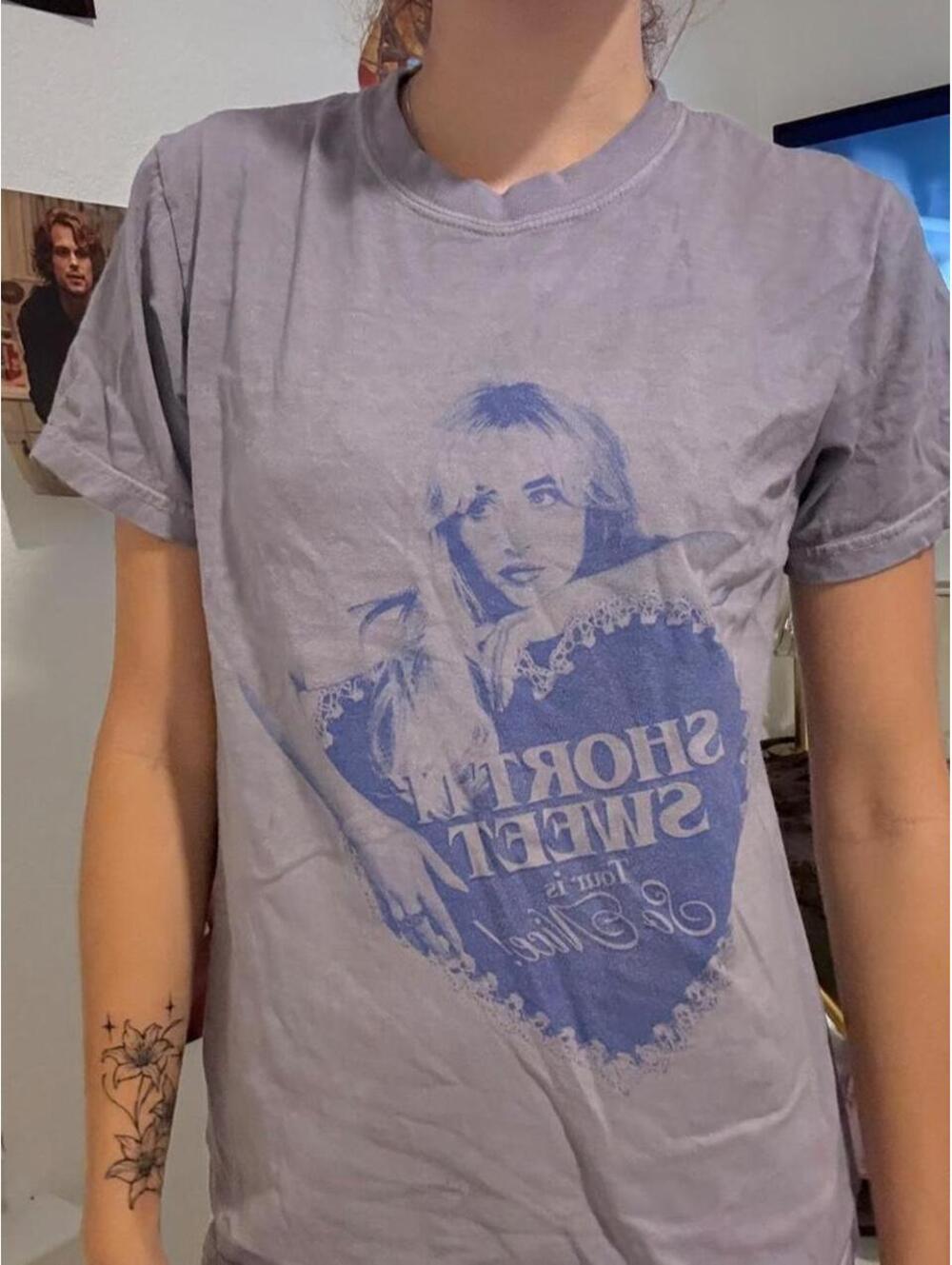 Sabrina Women's Purple and Blue Tshirt
